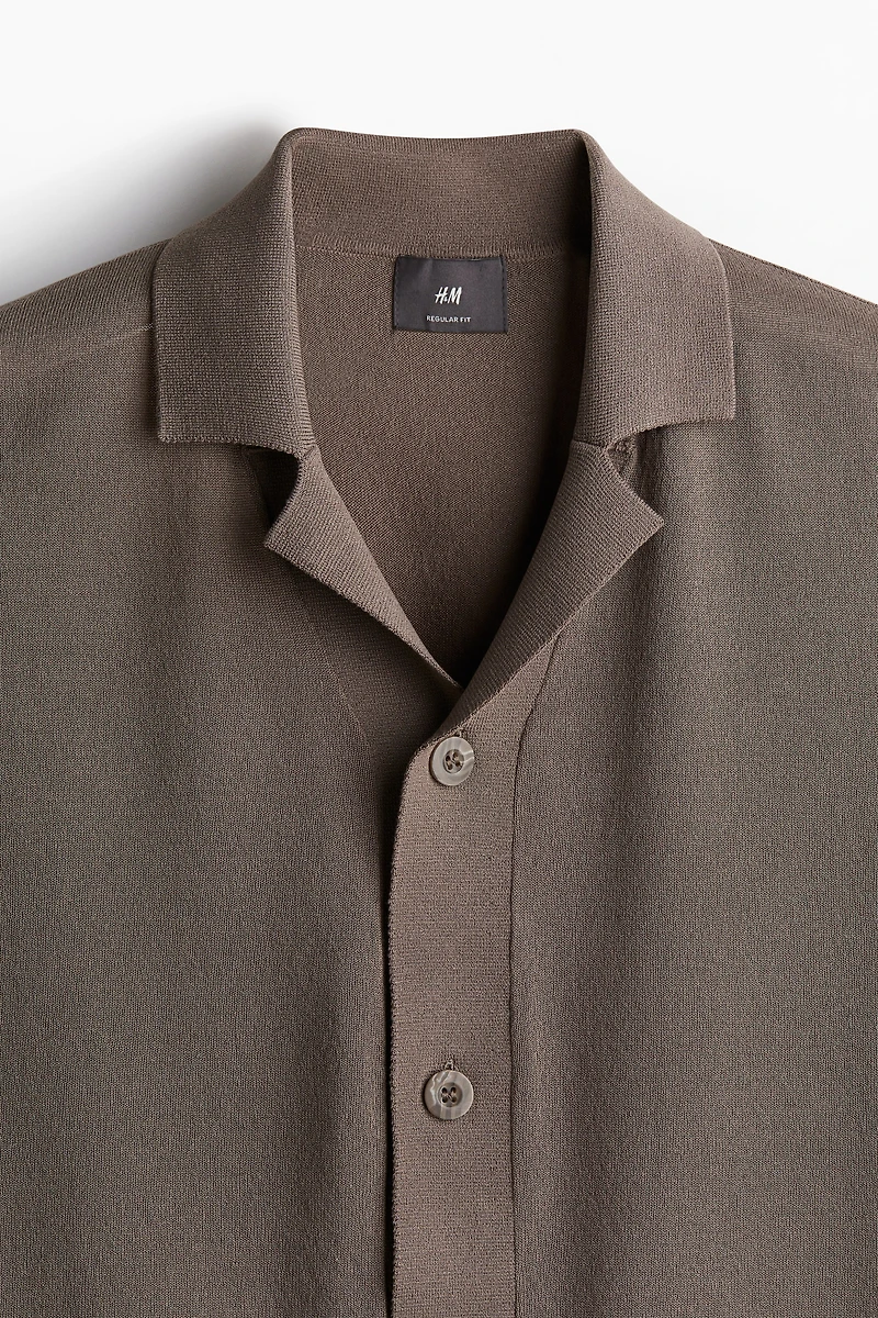 Regular Fit Knit Resort Shirt