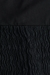 MAMA Textured Jersey Pants