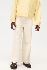 Pantalon large en velours côtelé