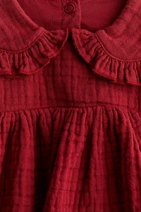 Cotton Muslin Bodysuit Dress