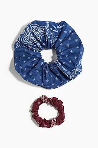 2-Pack Cotton Scrunchies