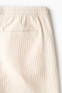 Relaxed-Fit Textured Shorts
