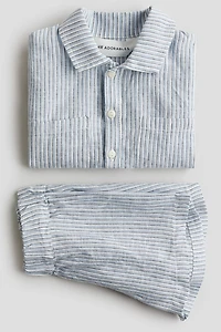 2-Piece Linen-Blend Set