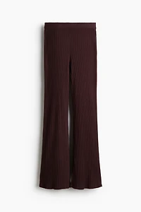 Pantalon en maille torsadée