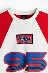 Oversized Printed Sweatshirt