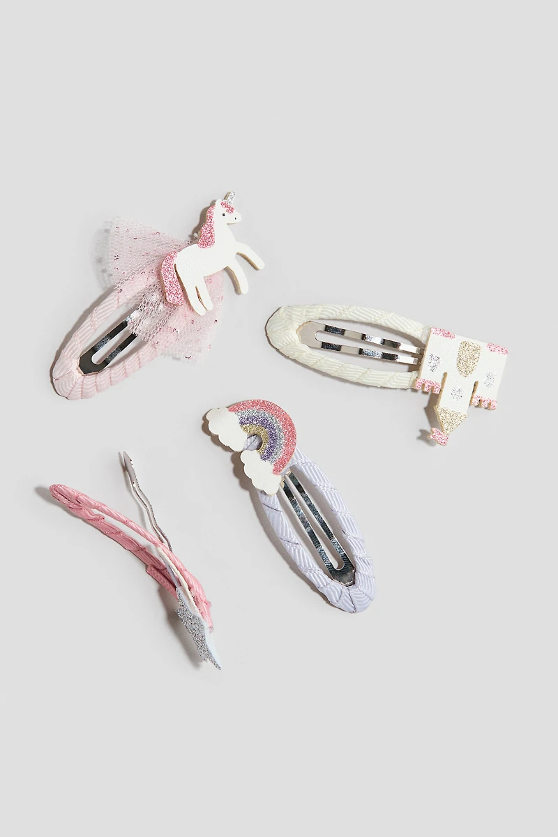 4-Pack Appliquéd Hair Clips