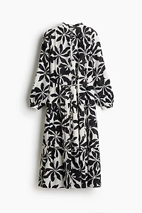 Oversized Crinkled Dress