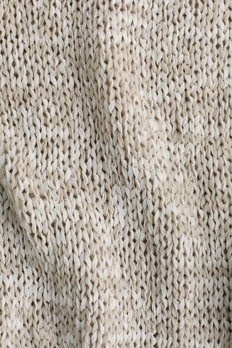 Chandail grande taille en tricot texturé