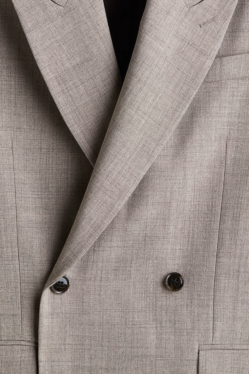 Relaxed-Fit Double-Breasted Blazer