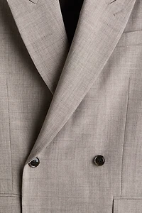 Relaxed-Fit Double-Breasted Blazer