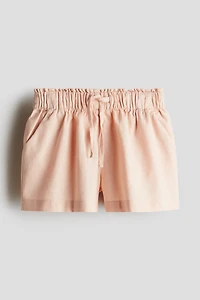Linen-blend Shorts