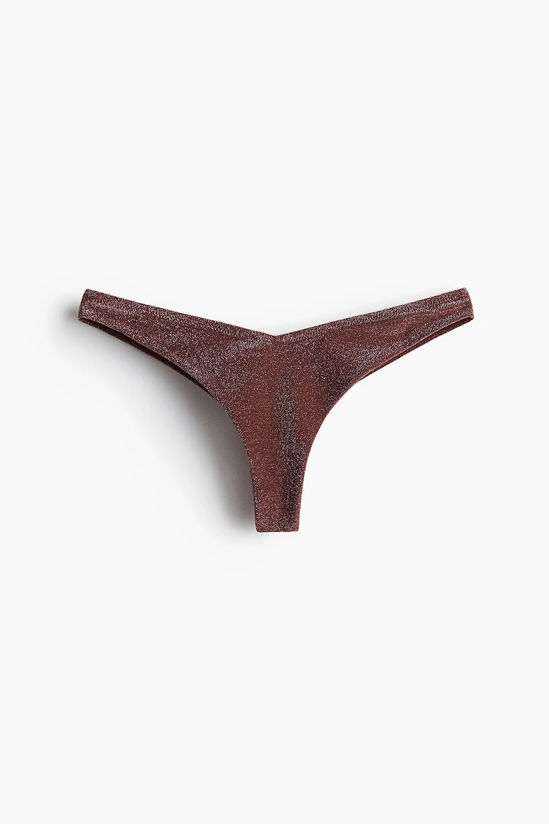 Thong bikini bottoms
