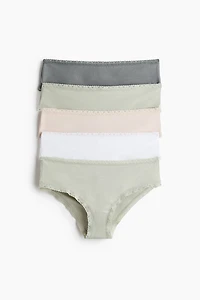 5-pack Cotton Hipster Briefs