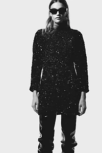 Sequined Mini Dress