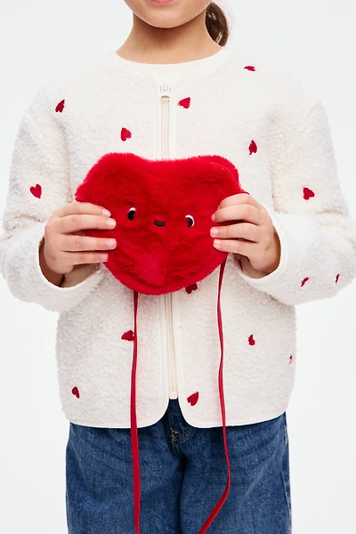 Heart-Shaped Crossbody Bag