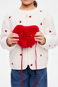 Heart-Shaped Crossbody Bag