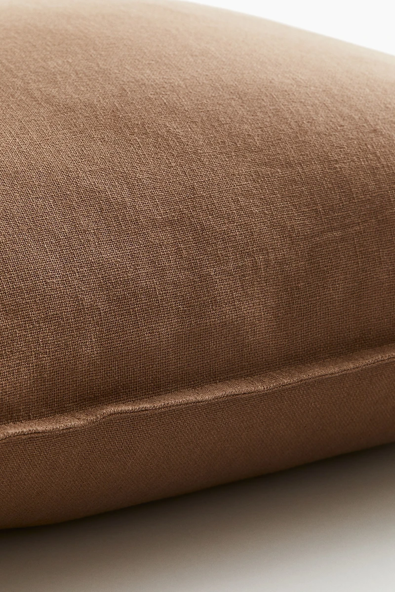 Linen-blend Cushion Cover