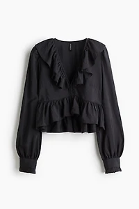 Blouse à volants