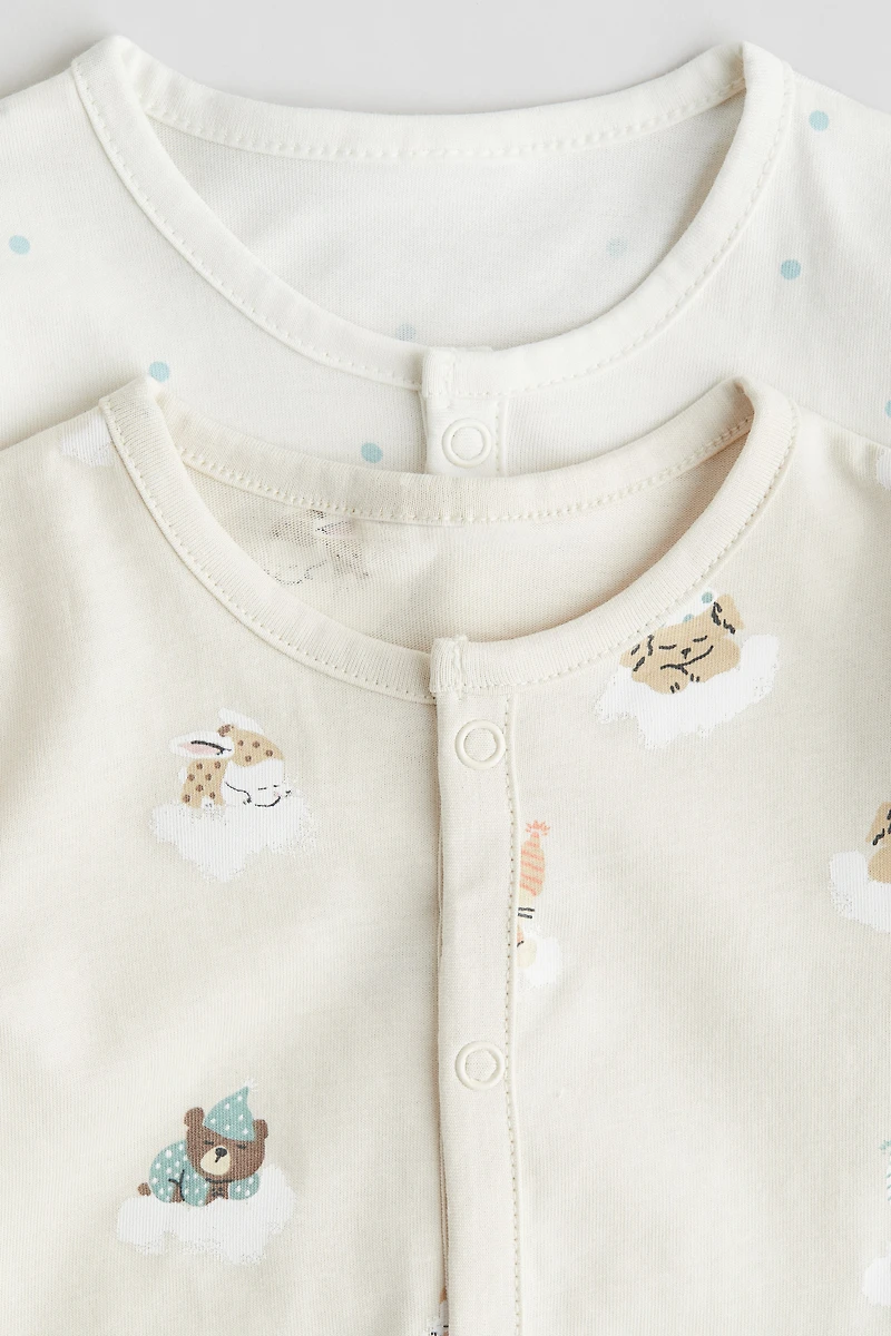 2-pack Patterned Cotton Pajamas