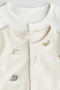 2-pack Patterned Cotton Pajamas