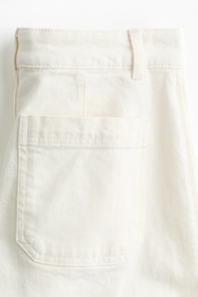 Jean large taille haute