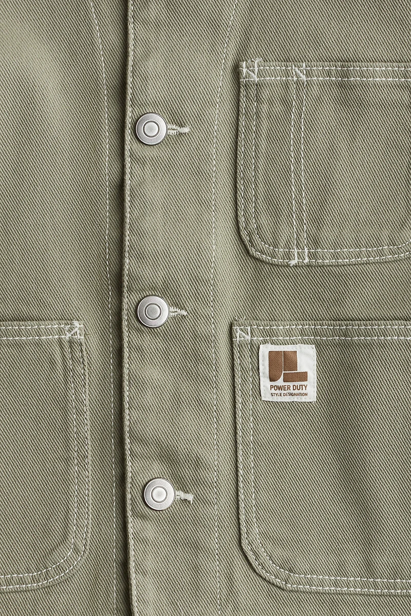 Cotton Twill Shacket