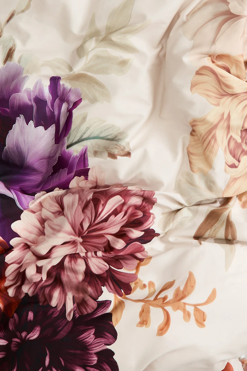 Cotton Sateen Twin Duvet Cover Set