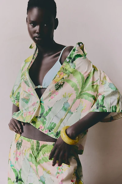 Patterned Cotton Shirt