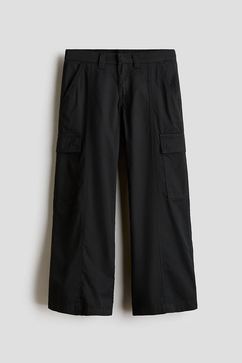 Cotton Twill Cargo Pants