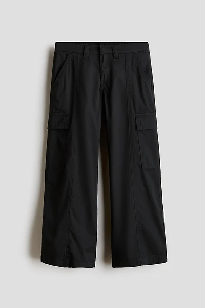 Cotton Twill Cargo Pants