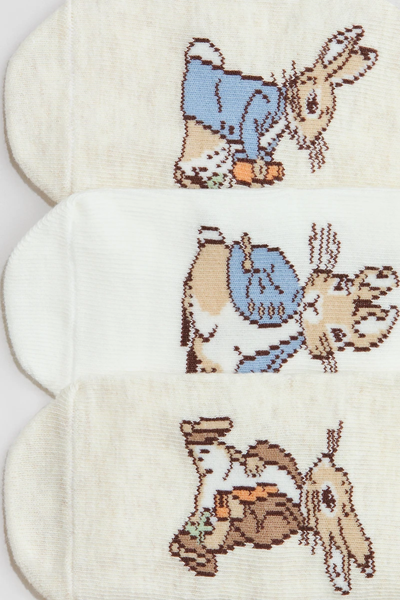 3-pack Motif-detail Socks