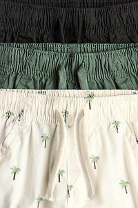 3-Pack Cotton Shorts