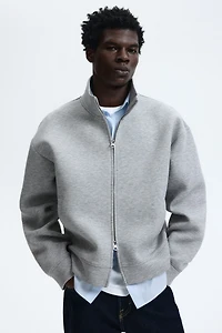 Veste de survêtement ample en scuba