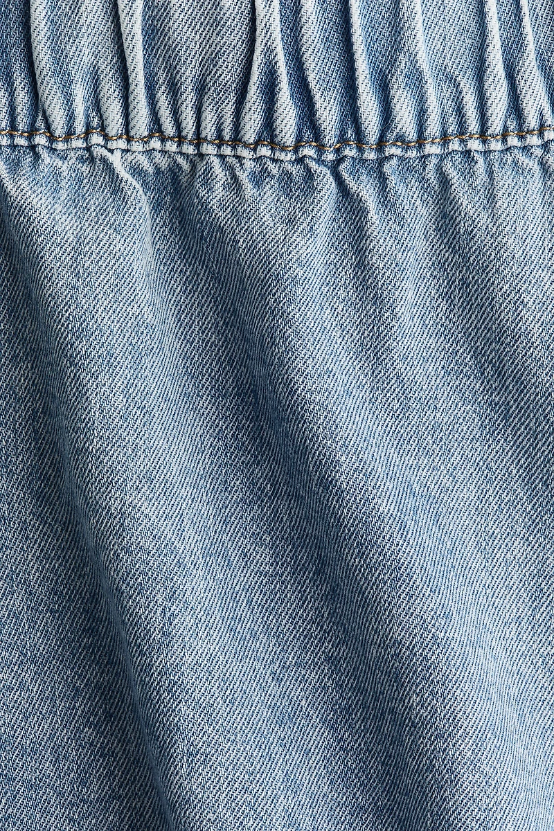 Denim Pull-On Shorts