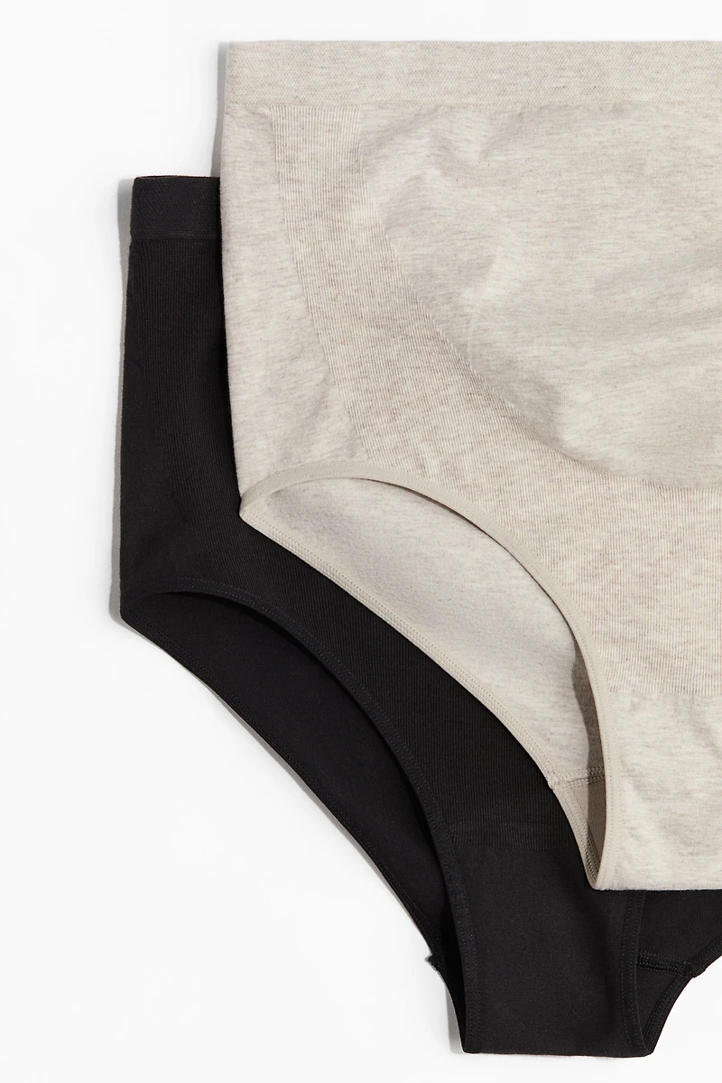 Lot 2 culottes MAMA sans couture en coton mélangé