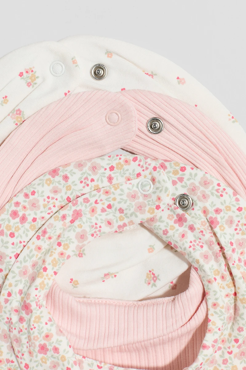 3-pack Ribbed Triangular Scarves