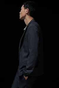 Skinny Fit Single-Breasted Jacket