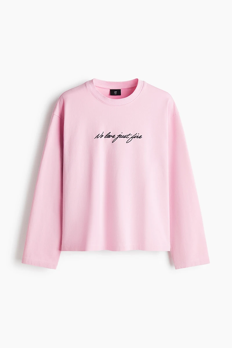 Loose-Fit Long-Sleeved T-Shirt