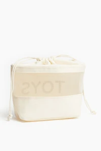 Petit panier de rangement en toile
