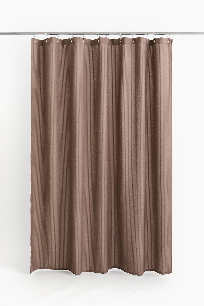 Seersucker Shower Curtain