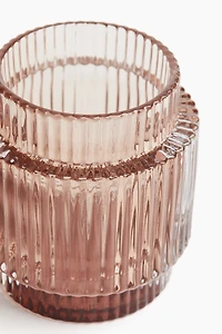Glass Candle Holder