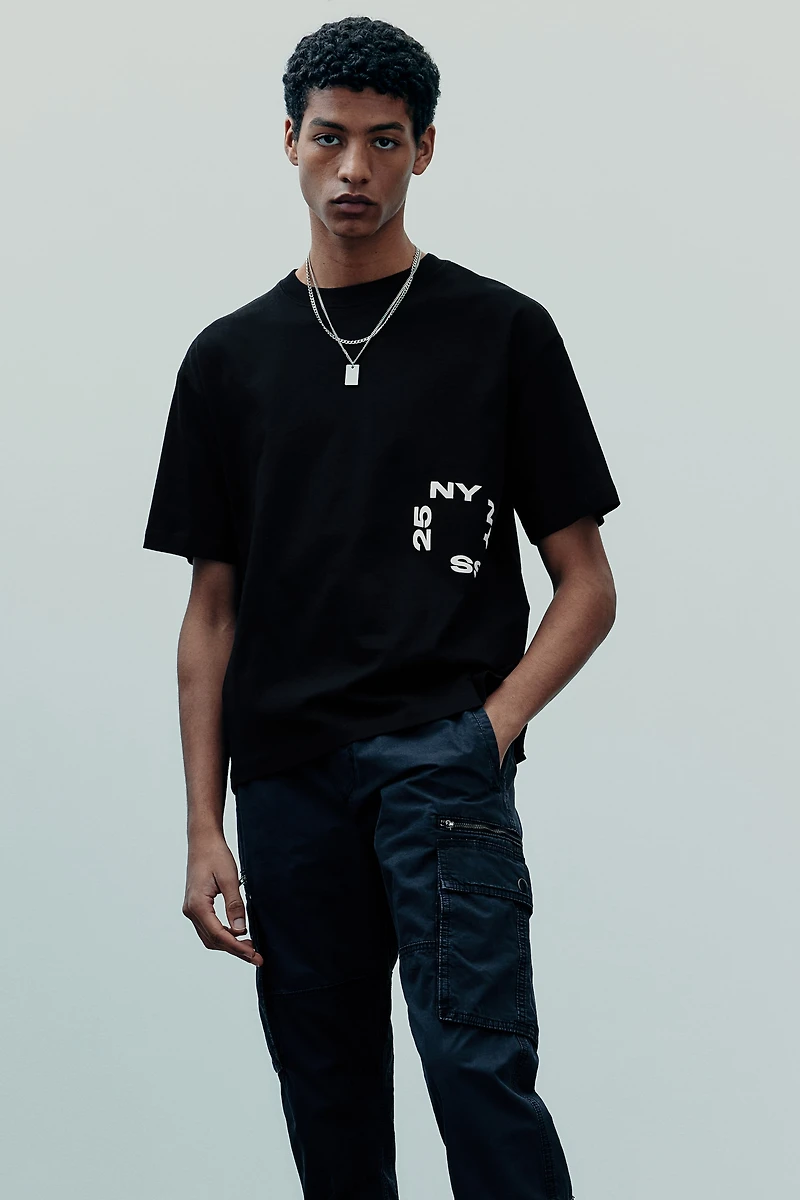 Loose Fit Printed T-shirt