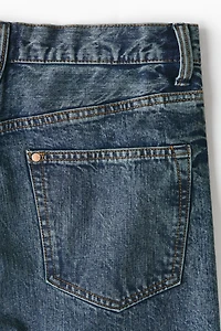 Loose-Fit Straight Twisted-Leg Jeans