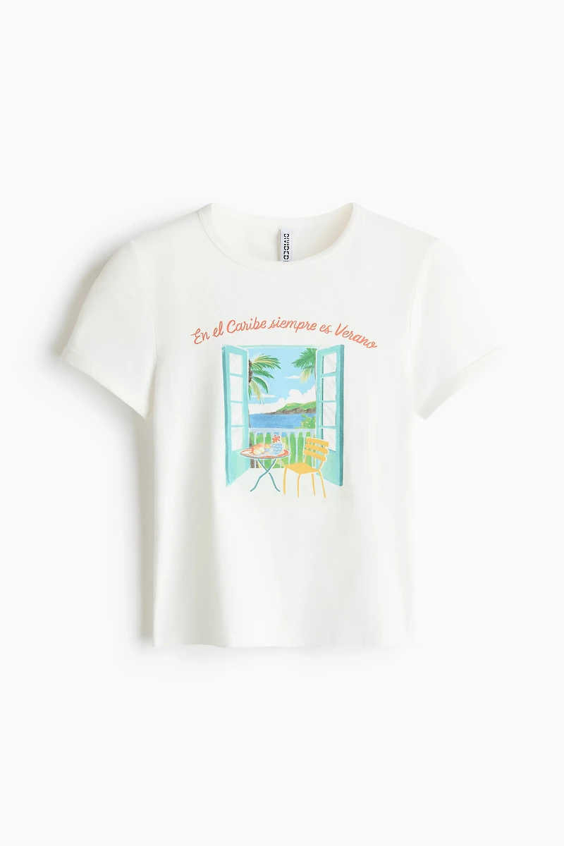 Fitted Cotton T-Shirt