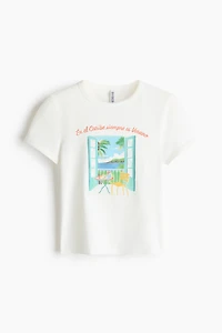 Fitted Cotton T-Shirt
