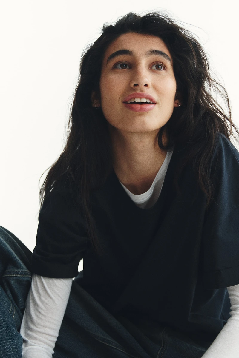 T-shirt ample en coton