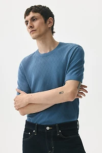 Slim-Fit Knit T-Shirt