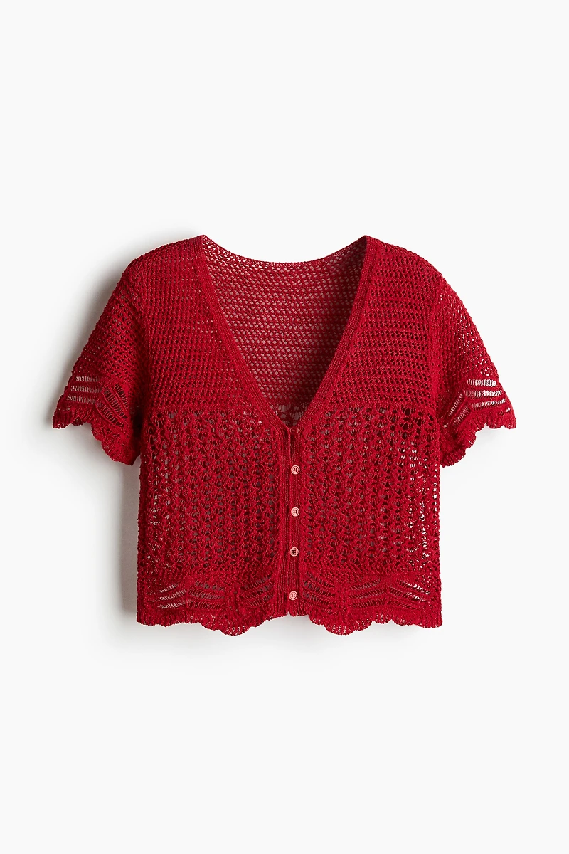 Crochet-Look Beach Top