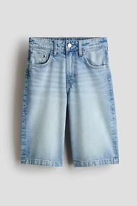Baggy-Fit Denim Shorts