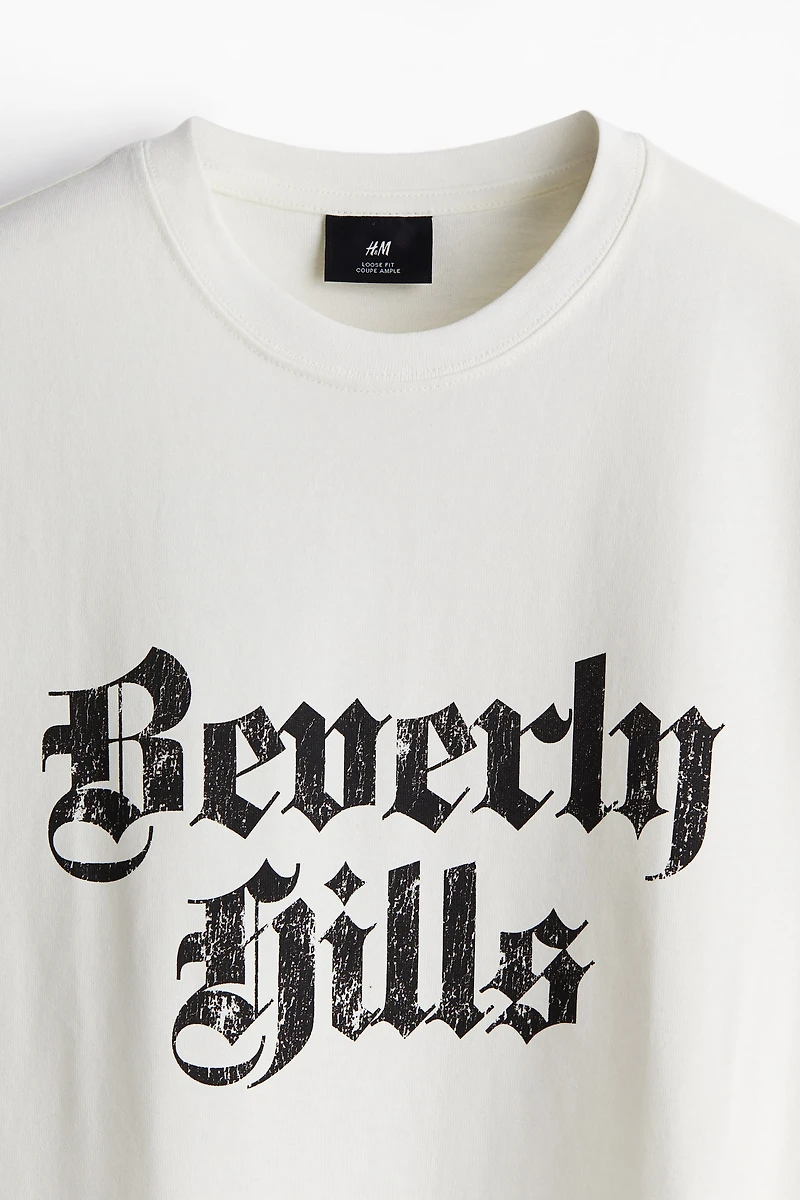 Loose Fit Printed T-shirt